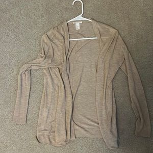 H & M lightweight cardigan in tan